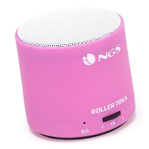ENCEINTE NOMADE Mini enceinte Bluetooth NGS Rollertrick Pink - San
