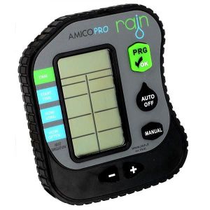 Programmateur De Robinet à Piles AMICO+ 2 Voies - Pour Arrosage Automatique Jardin - Réglable Heure, Durée, Fréquence - 8