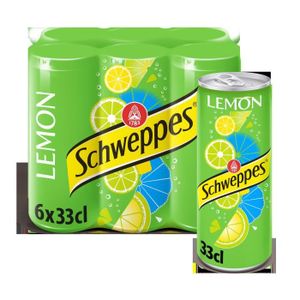 APERITIF SANS ALCOOL Soda Lemon 6 x 33 cl Schweppes