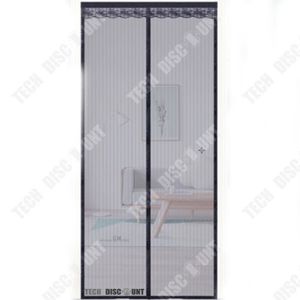 Moustiquaire Porte Fenetre Magnétique 70x190 Cm, Rideau Anti Moustique Convient à Toutes Les Tailles De Portes De Balcon, De Portes De Salon, De Portes Extérieures, De Portes Coulissantes, Etc. Gris