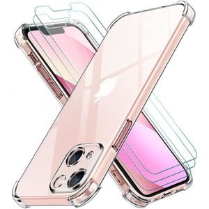 ACCESSOIRES SMARTPHONE Coque iPhone 13 mini + 2 Verres Trempés Protection