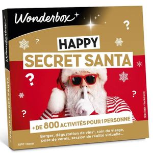 COFFRET CADEAU SPORT AVENTURE LOISIRS CULTURE A TELECHARGER Wonderbox - Coffret Cadeau - Happy Secret Santa - 