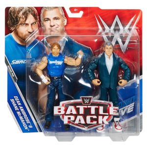 FIGURINE - PERSONNAGE Jouet - WWE - Battle Pack - Dean Ambrose & Shane M