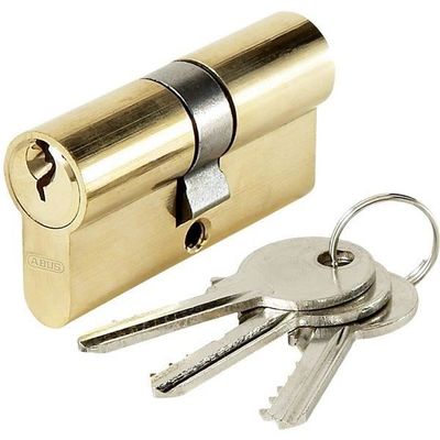 Cylindre De Porte 80 Mm - 5 Goupilles, 5 Clés, Serrure Canon En Acier, Générique