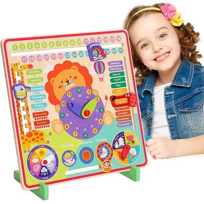 Oyster&Pop Horloge d'apprentissage pour Enfants – Horloge d'apprentissage silencieuse pour Apprendre l'heure – Horloges pour Enfants sans tic-tac pour Chambre à Coucher – Horloge de Salle de Classe