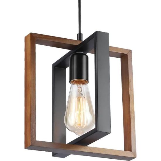 YouSB Plafonnier Hajom En Métal Noir Luminaire Moderne Créant Un Motif