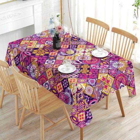 Artoid Mode Nappe De Table Bohème, Vintage, Géométrie, Marocaine
