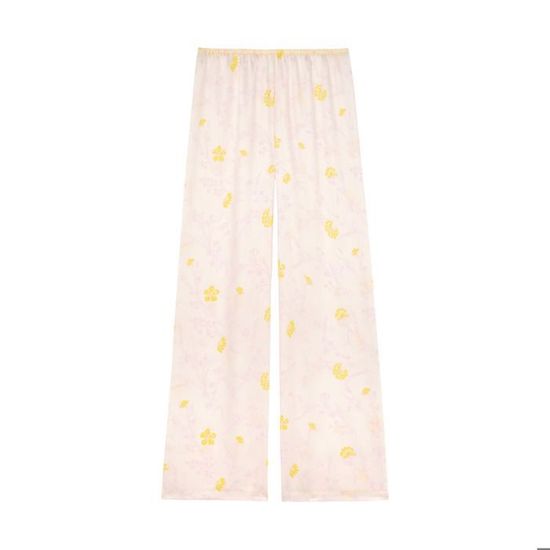 Gkaopi Pantalon Pyjama Femme Flanelle Noël - Pantalon Chaud Kawaii Imprimé Chat Confortable