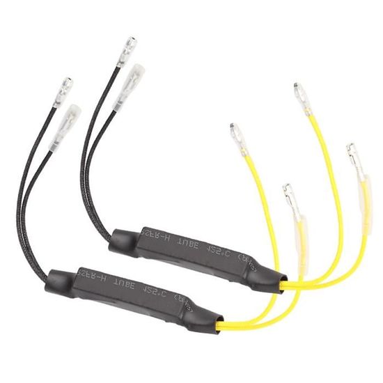 JDIEOQA 4X Résistances Clignotants Moto Universelles 12V 21W - Correcteur D'Erreur LED Pour Indicateurs