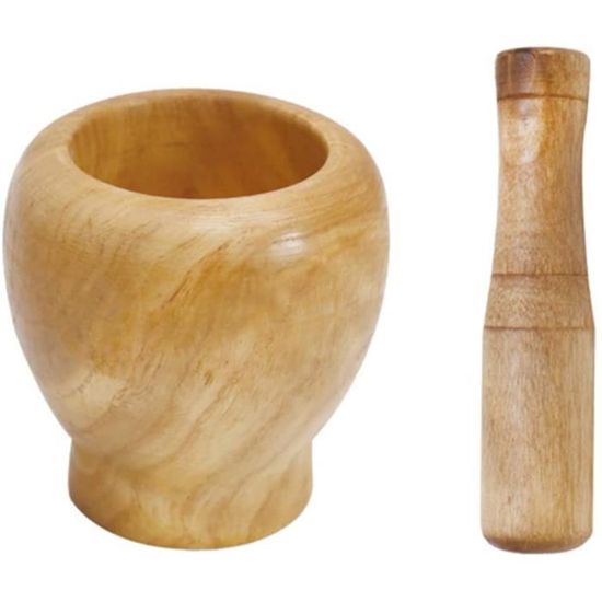 Set De Mortier Et Pilon En Plastique - Pour Broyer Ail, Épices, Herbes Facilement - Design Ergonomique
