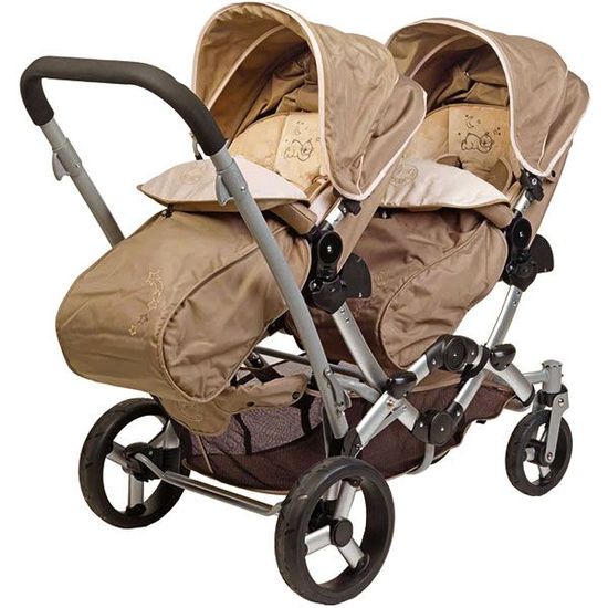 Noukies poussette double discount