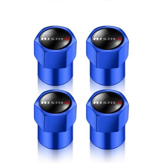 Bouchons De Valves De Pneus Lumineux,4 Pièces,pour Volkswagen Skoda Nissan Benz Toyota Renault Chevrolet Cruze Bmw Opel Type Bleu