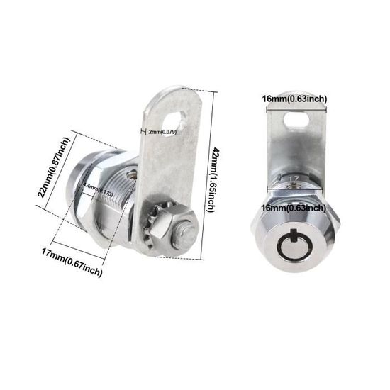 MASTERLOCK 377KA Serrure à clé identique #377DAT MASTERLOCK 377KA Serrure à clé identique #377DAT