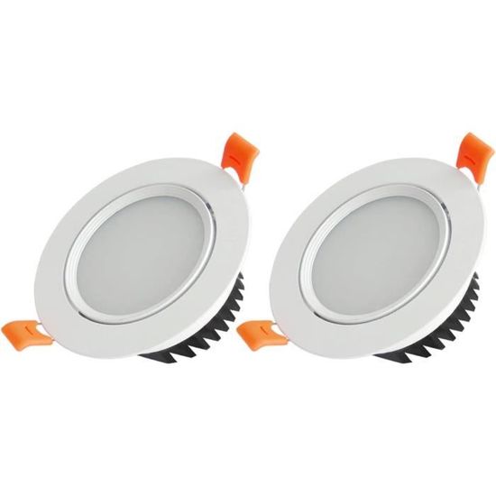 LED Downlight Angulaire - Blanc 7 Watts Blanc Froid 12V - MR16