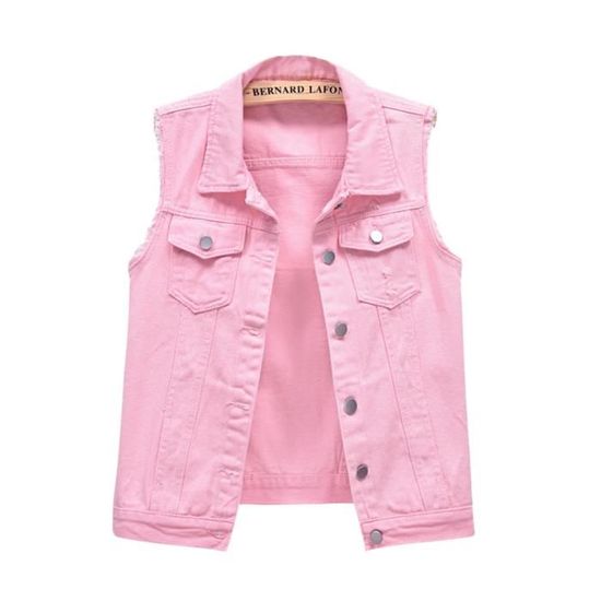 Veste en jean manche courte femme sales