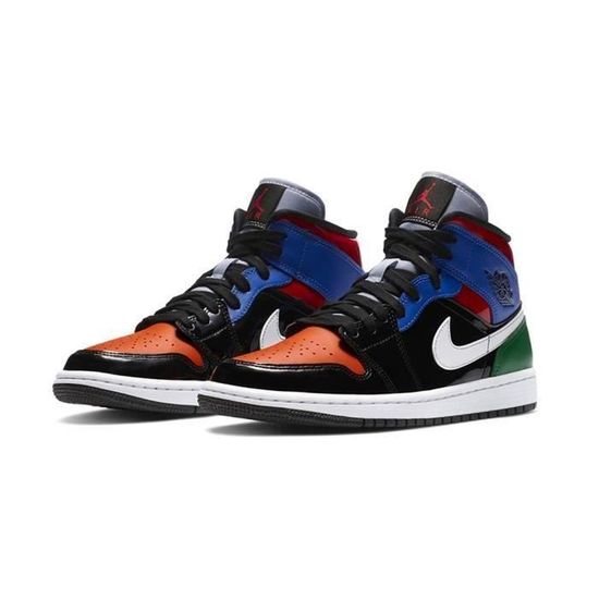 air jordan 1 mid wmns multicolor
