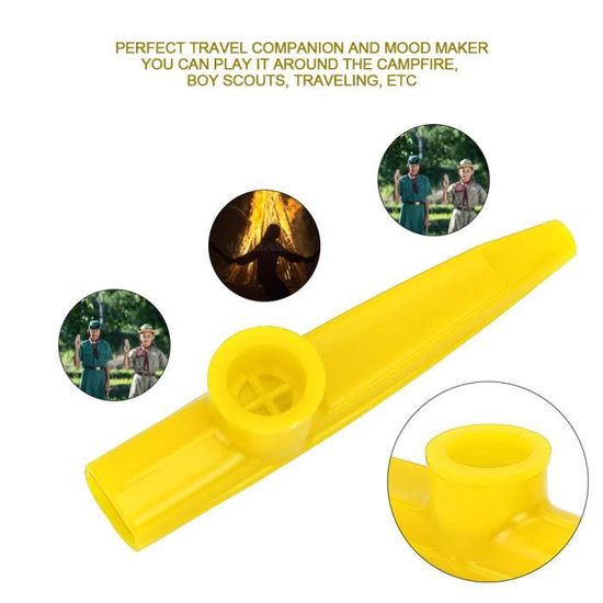 Pwshymi Mini Kazoos Pwshymi Kazoo en plastique Mini partenaire de