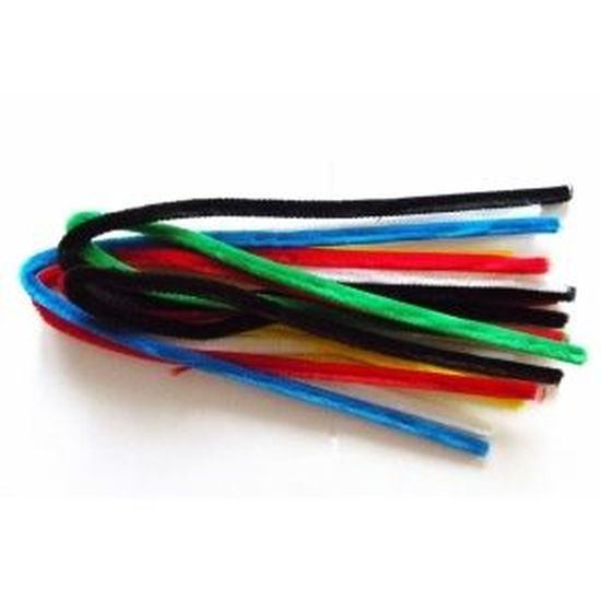300 Fils Chenille Multicolores 30cm - Tiges Souples Pour Loisirs Créatifs Enfants Et DIY