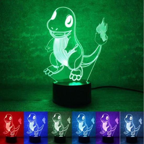 Lampe De Chevet Dragon Gothique – Noire – Avec Interrupteur – Fonctionne