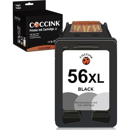 Cartouches D'encre Compatibles HP 56 XL & 57 XL - Pour DeskJet 5551 5552 5600 5650 Etc.