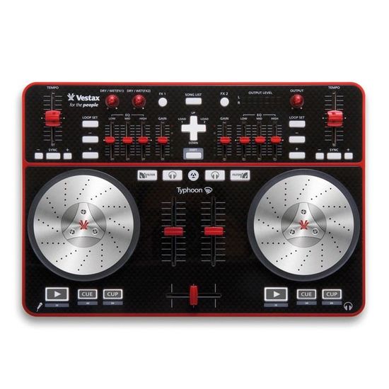 VESTAX TYPHOON Contrôleur + Virtual DJ - Cdiscount TV Son Photo