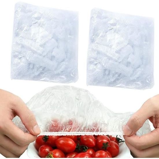TheStriven Lot De 90 Couvertures Alimentaires Réutilisables Colorées Avec Élastiques - 3 Tailles Pour Bols Et Plats