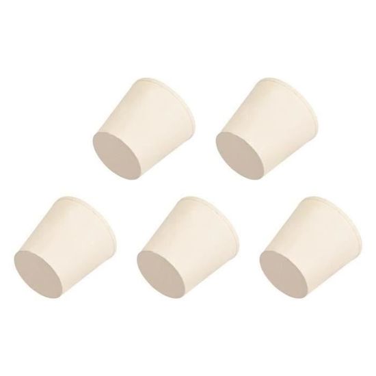 5 Bouchons Coniques En Caoutchouc 18mm à 24mm Pour Poudre Et Peinture – Idéal Pour Revêtement