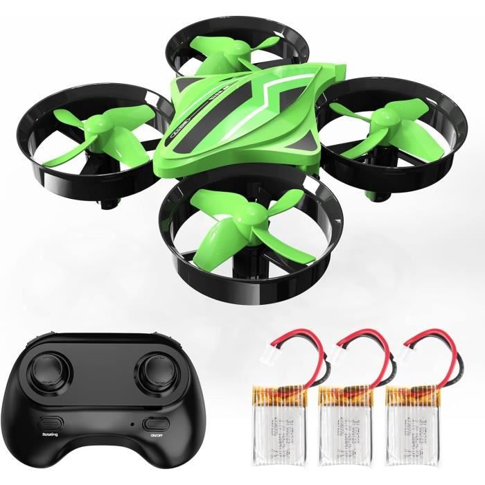 Drone Avec Caméra 4K Pour Débutants - Retournements 360°, Décollage Automatique, Contrôle Gestuel