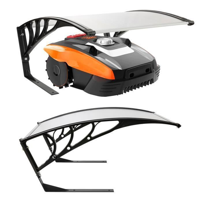 Arebos Garage pour Robot Tondeuse Protection Toit Transparent