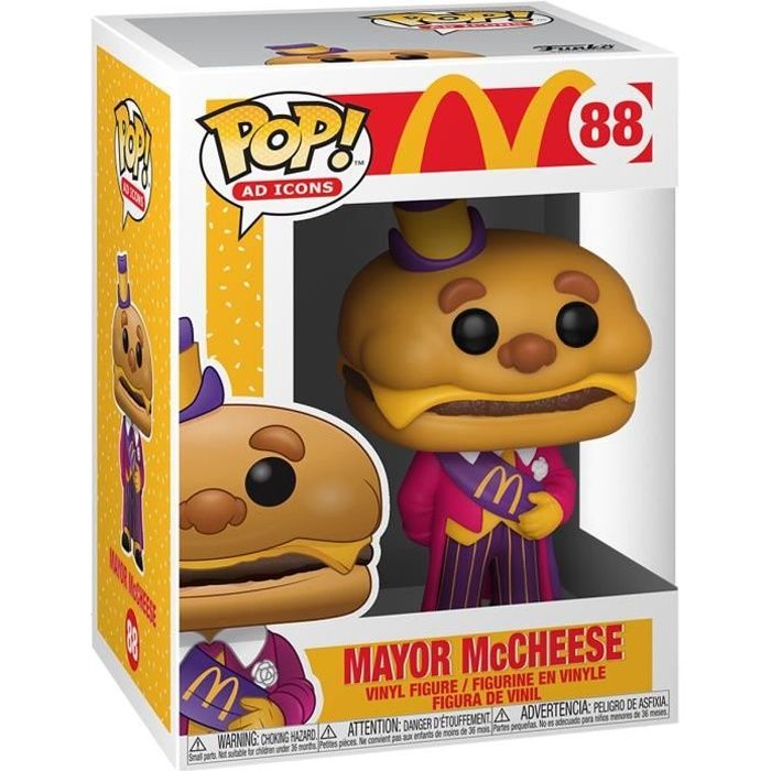 McDonald’s Mayor McCheese - Funko Pop! n°88 Unisexe Funko Pop!
