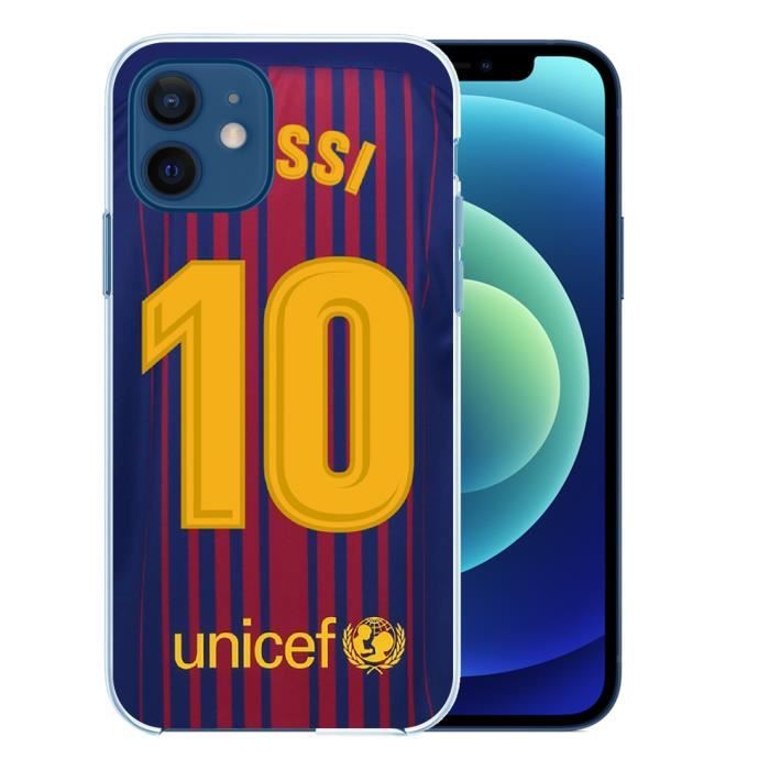 Coque pour iPhone 12 - Messi Barcelone 10. Accessoire telephone