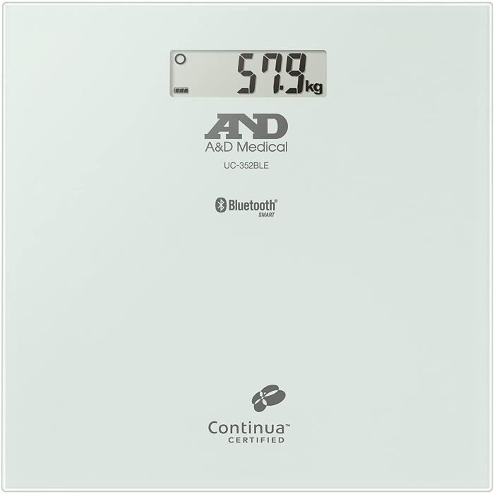 Pèse-personne A&D Medical UC-352BLE Balance Connectée à Liaison Bluetooth Low Energy (BLE) 586471