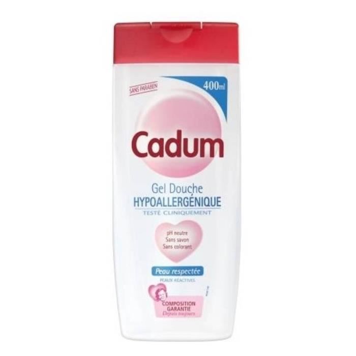 Cadum Gel Douche Hypoallergénique 750ml (lot de 3)