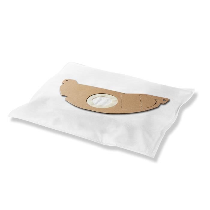 10 Sacs aspirateur pour Kärcher Aspirateur Serie WD 2 & MV 2, WD 2.200, WD 2.250 alternative à l'original 6.904-322.0 de Microsafe