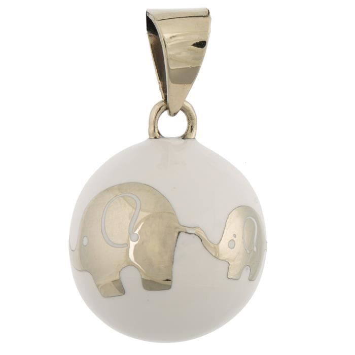 Collier Sautoir De Grossesse Musicale - Bola - Avec Chaîne - White Elephant