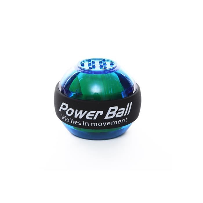 Entraîneur de poignet Powerball Arm Strengthener Essential Gyroscopic Wrist And Forearm Exerciser Ball Bleu