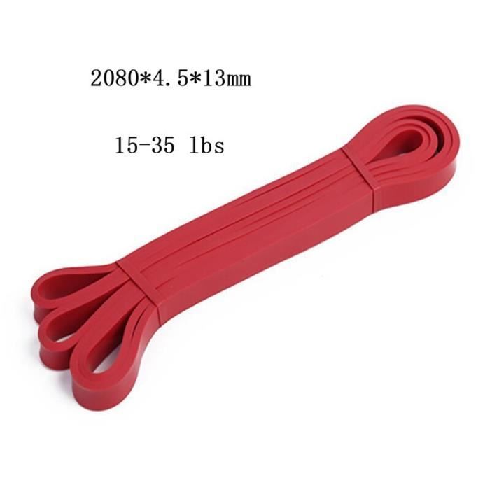 Accessoires Fitness - Musculation,Fitness élastique bande gymnastique sport résistance bandes de caoutchouc Crossfit - Type Red