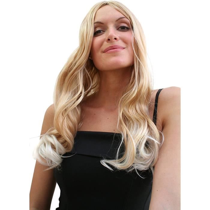 Extensions de cheveux et perruques et accessoires WIG ME UP VK Event Fashion - Perruque Blonde, Extrêmement Longue, Poin 247704