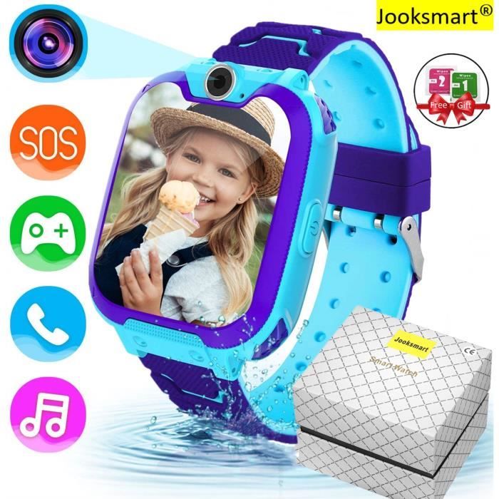 Jooksmart Meilleur Montre Connectée pour Enfant ado Garçon Fille Bluetooth Smartwatch Montre Intelligente Sport Pas Cher