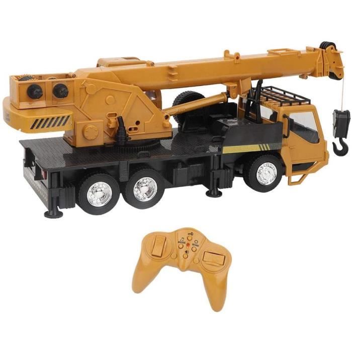 VEHICULE MINIATURE ASSEMBLE ENGIN TERRESTRE MINIATURE ASSEMBLE Felenny Grue Jouet Jouet Ingénierie Camion Grue Lourde V433