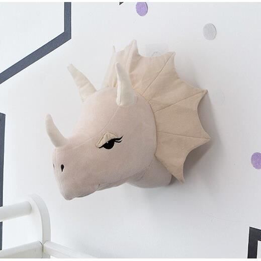 Décoration murale,Têtes d'animaux pour la décoration murale de chambre d'enfant, têtes d'éléphant, de cerf, de - Type 10