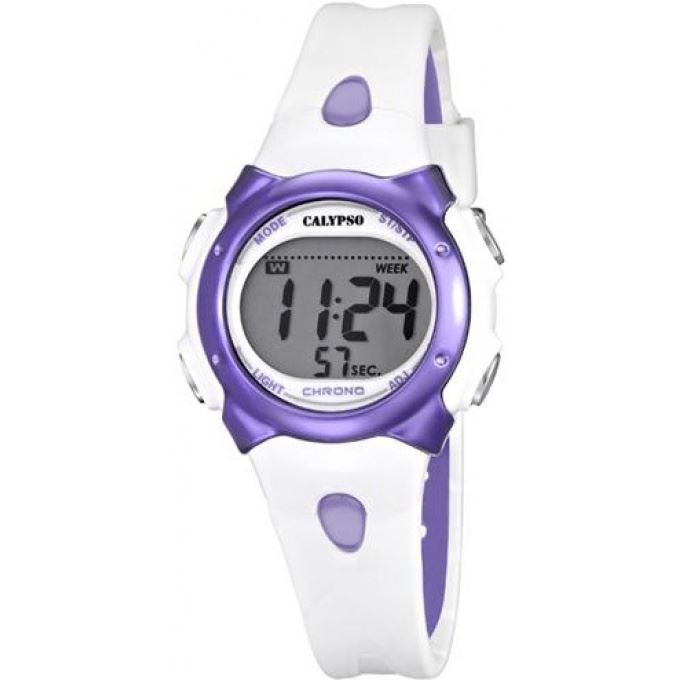 Montre Calypso  K5609-2 - Montre Blanche Violet…