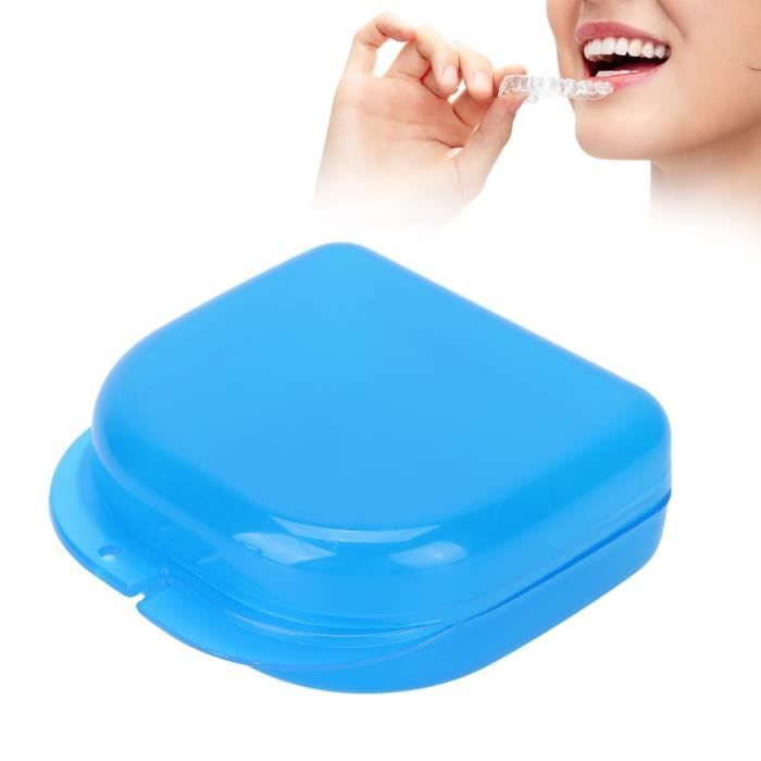 passiont© boîte de retenue dentaire 4 pièces étui à prothèses voyage professionnel Portable en plastique protège-dents retenue