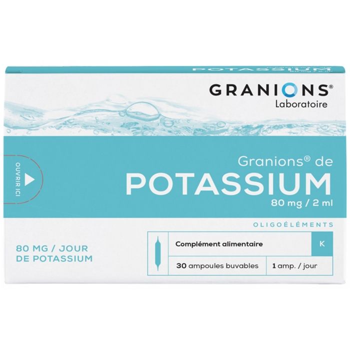 GRANIONS® DE POTASSIUM (BTE 30 AMPOULES)