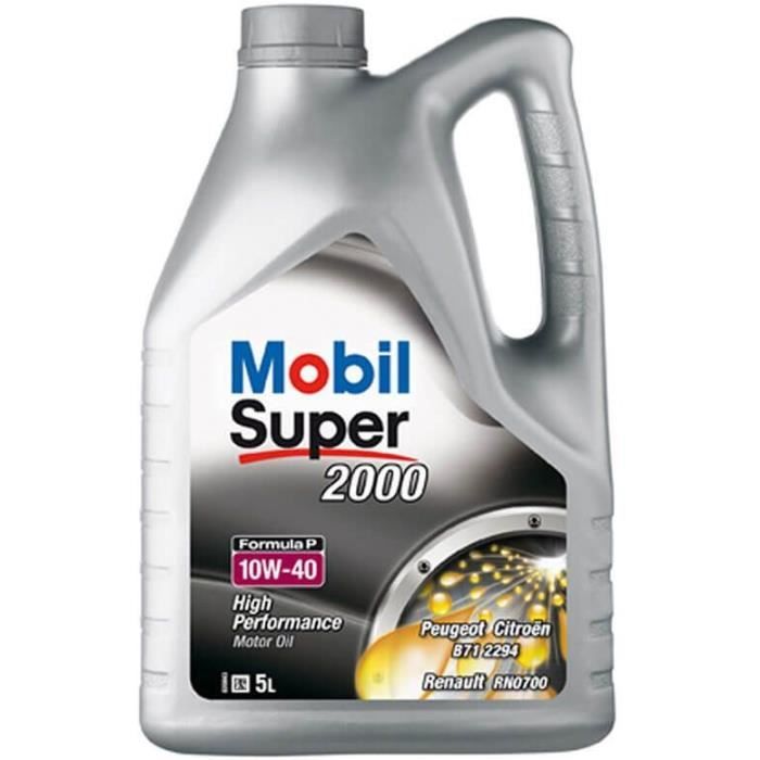 MOBIL Huile moteur semi-synthétique S2000 - 10W40 Formula-P - 5 L