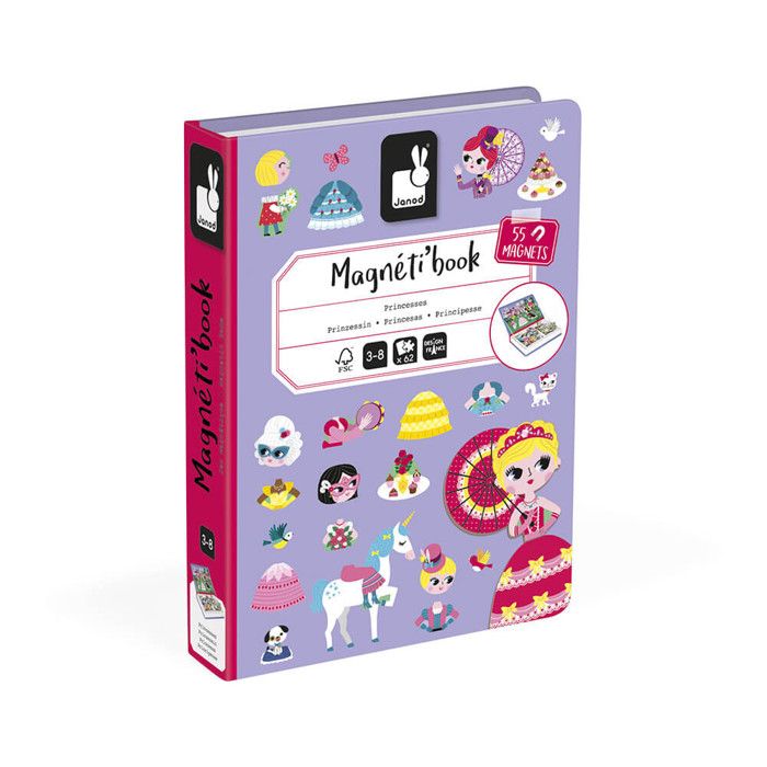 JANOD - Magnéti'book princesses, 55 magnets - Dès 3 Ans