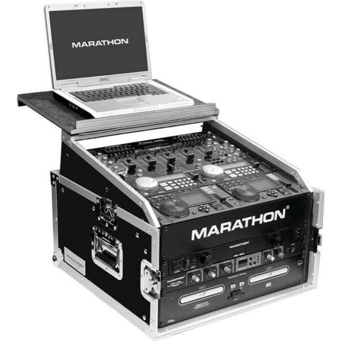 boite de transport / Flight case Marathon M4ULT amplificateur lecteur