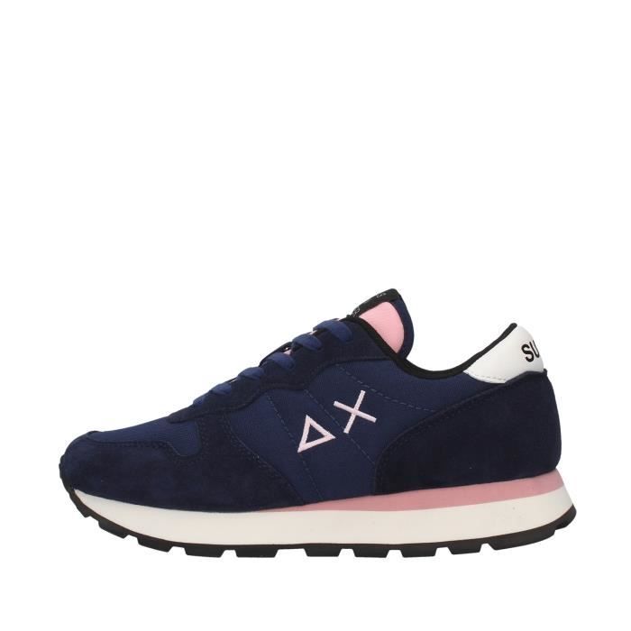 Sun68 Z40201 chaussures de tennis faible Femme BLEU MARIN