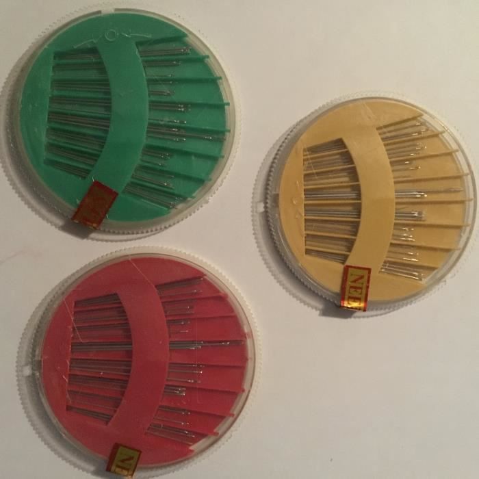 Distributeur aiguille à coudre COUTURE 24 aiguille loisir art créatif création (x12)