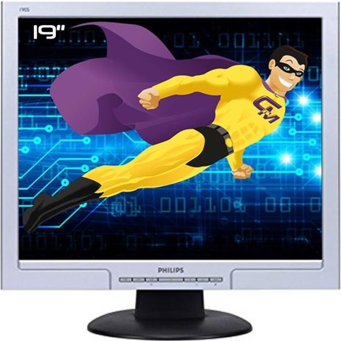 Ecran Pc Philips Ecran Pc Pro 19" Philips 190s8fs Hns8190t Lcd Tft Vga Dvi Vesa 1280x1024 Gris